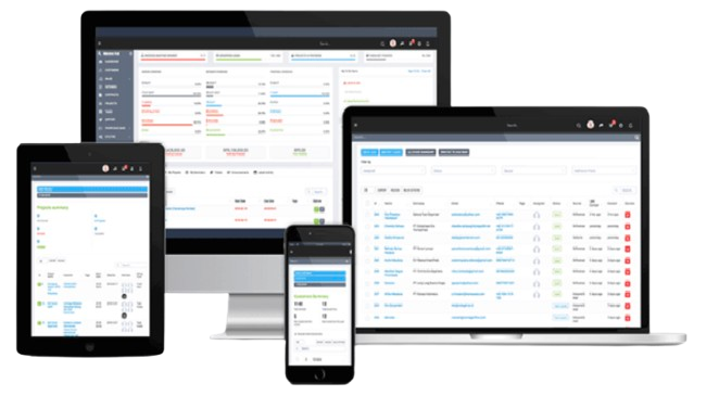 Perfex CRM Dashboard