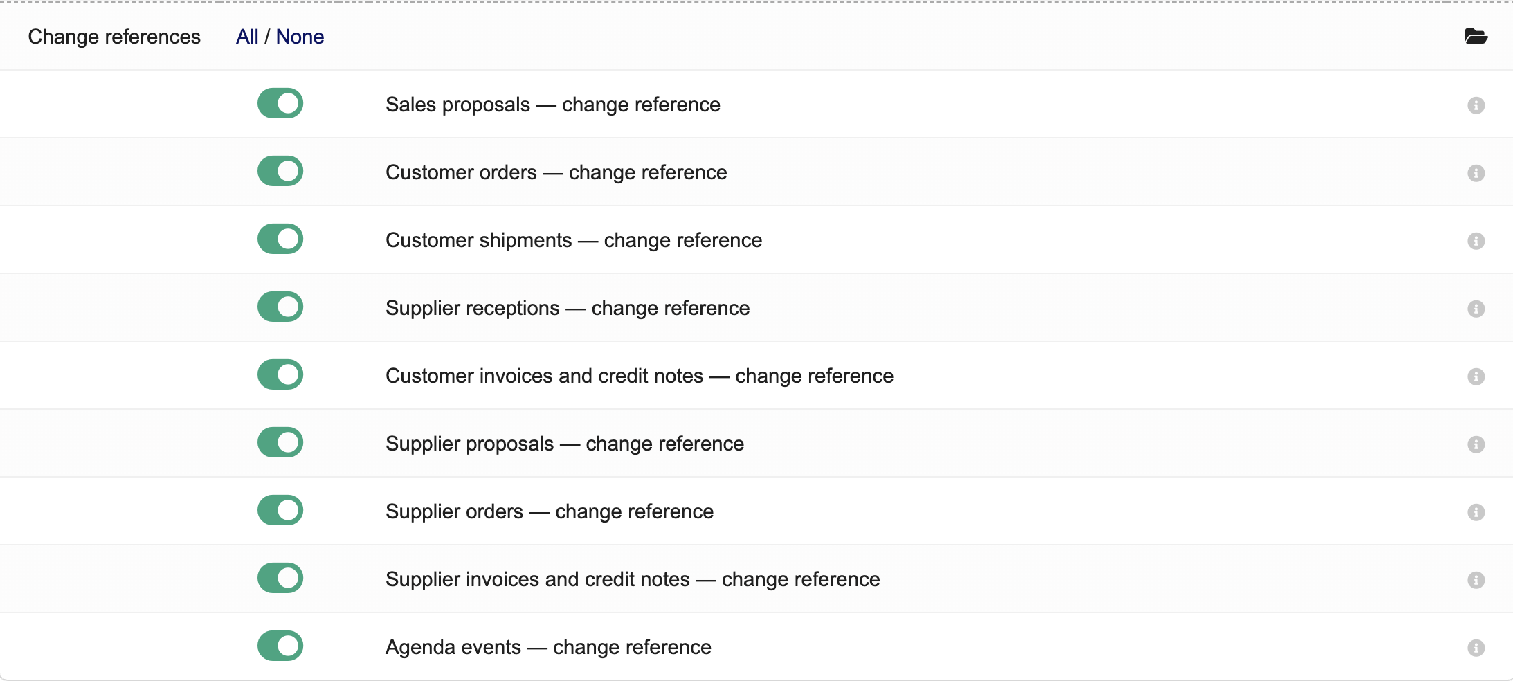 Refmodifier: permissions on a user or group