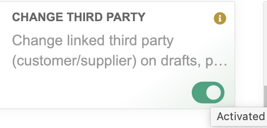 Thirdpartymodifier: module enabled in Modules / Applications